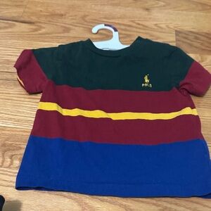 Polo by Ralph Lauren Kids Striped Tee - Green, Red, Blue